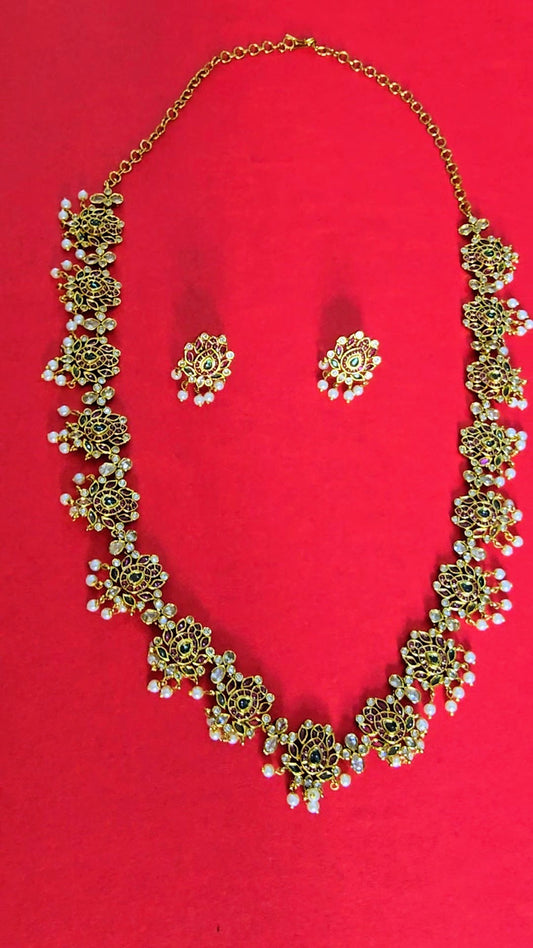 Long Chain Jadau Set