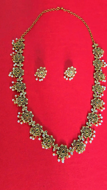 Long Chain Jadau Set