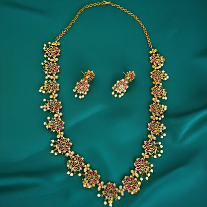Long Chain Jadau Set